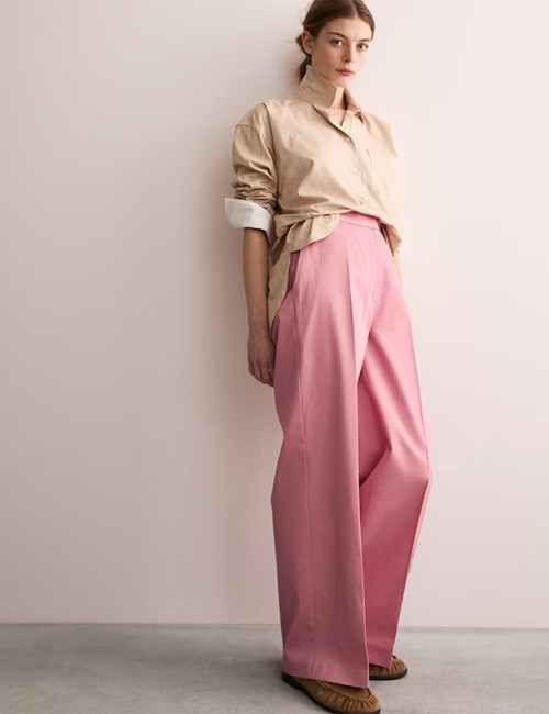 Custom Linen Wide Leg Pants Manufacturer | Linenwind