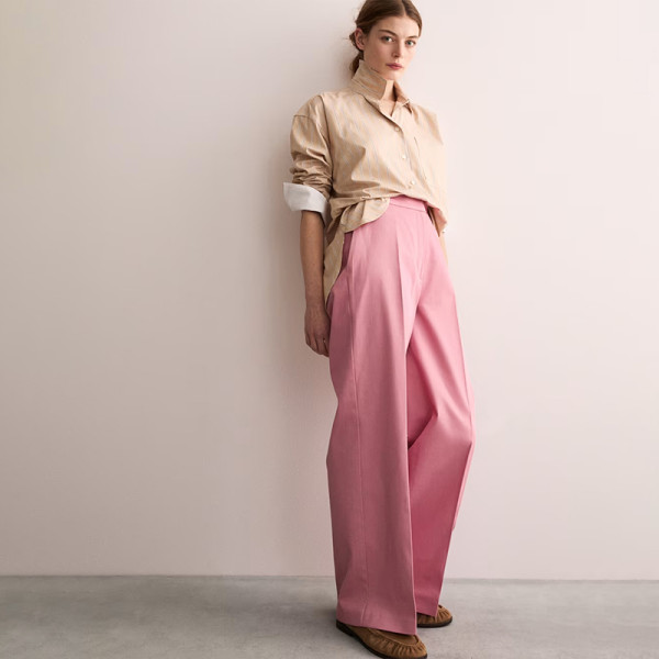 Custom Casual Wide Leg Linen Pants Manufacturer | Linenwind