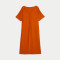 Custom Linen V Neck Midi Dress Manufacturer | Linenwind