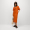 Custom Linen V Neck Midi Dress Manufacturer | Linenwind
