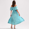 Custom Linen Waist Midi Dress Manufacturer | Linenwind