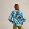 Custom Linen Printed Lace Up Shirt Manufacturers Manufacturer | Linenwind