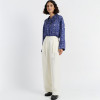Tailored Linen Blend Pleated Wide Leg Pants Manufacturer | Linenwind