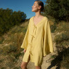 Custom Linen Cardigan Mini Skirt Manufacturer | Linenwind
