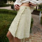 Custom Linen Check Skirt Manufacturer | Linenwind