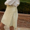 Custom Linen Check Skirt Manufacturer | Linenwind
