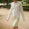 Custom Linen Check Skirt Manufacturer | Linenwind