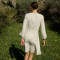 Customized resort cotton and linen blend dress Manufacturer | Linenwind