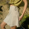 Customized cotton and linen blend A-line skirt Manufacturer | Linenwind