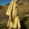 Cotton and Linen Blend Button Cardigan Long Dress Manufacturer | Linenwind