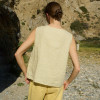 Custom Linen Casual Cardigan Vest Manufacturer | Linenwind