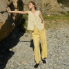 Custom Linen Casual Cardigan Vest Manufacturer | Linenwind
