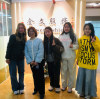 Beautiful overseas customer visits Linenwind