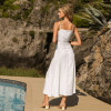 Custom Elegant Linen Spaghetti Strap Dress Manufacturer | Linenwind