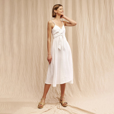 Customized linen slip dress Manufacturer | Linenwind