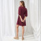 Custom Linen Square Neck Puff Sleeve Mini Skirt Manufacturer | Linenwind