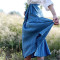 Customized casual linen lace up skirt Manufacturer | Linenwind