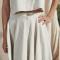Custom Off White Linen Skirt Manufacturer | Linenwind