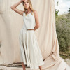 Custom Off White Linen Skirt Manufacturer | Linenwind