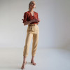 Custom Linen V Neck Short Sleeve Shirt Manufacturer | Linenwind