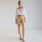 Custom Linen High Rise Slim Fit Cropped Pants Manufacturer | Linenwind