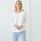 Customized linen crew neck long sleeve topManufacturer | Linenwind