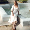 Custom Linen Puff Sleeve Square Neck Dress Manufacturer | Linenwind
