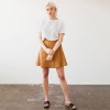 Custom Linen High Waist Short Skirt Manufacturer | Linenwind