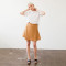 Custom Linen High Waist Short Skirt Manufacturer | Linenwind