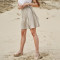 Tailor made Linen Wrap Skirt with Pockets Manufacturer | Linenwind