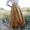 Customized casual linen loose skirt Manufacturer | Linenwind