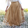 Customized casual linen loose skirt Manufacturer | Linenwind
