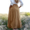 Customized casual linen loose skirt Manufacturer | Linenwind
