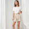 Tailor made Off White Linen High Rise Shorts Manufacturer | Linenwind