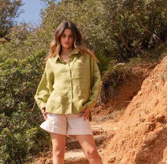 Custom Linen Loose Lapel Shirt Manufacturer | Linenwind
