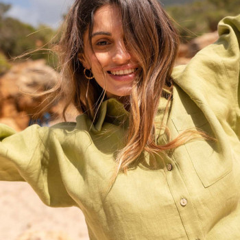 Custom Loose Lapel Linen Shirt Manufacturer | Linenwind