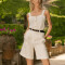 Custom High Waist Linen Shorts Manufacturer | Linenwind