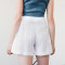 Custom White Linen High Waist Shorts Manufacturer | Linenwind