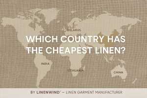 Which country has the cheapest linen?