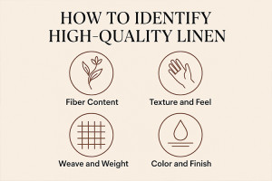 How can you tell if linen is high quality?