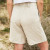 Customized High Waist Eco-friendly Linen Shorts Manufacturer | Linenwind