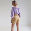 Custom High Waist Rolled Hem Linen Shorts Manufacturer | Linenwind