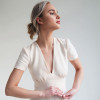 Custom V Neck Linen high waist Midi Dress Manufacturer | Linenwind