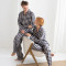 Custom Plaid Print Linen Loungewear Set Manufacturer | Linenwind