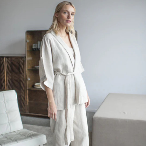 Custom Casual Linen Pajamas Manufacturer | Linenwind