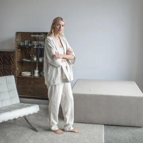 Custom Casual Linen Pajamas Manufacturer | Linenwind