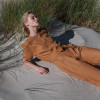 Custom Summer Short Sleeve Linen Bodysuit Manufacturer | Linenwind