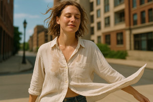 Does linen keep you from sweating?