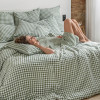 Custom Check Linen Pajama Set Manufacturer | Linenwind