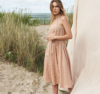 Custom linen resort wear manufacturing for Australian vacation brand